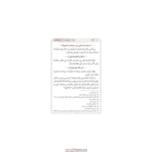 Mutunul Akaid (Arapça) Yeni Dizgi TAHKİKLİ متون العقائد İsmailağa Teli