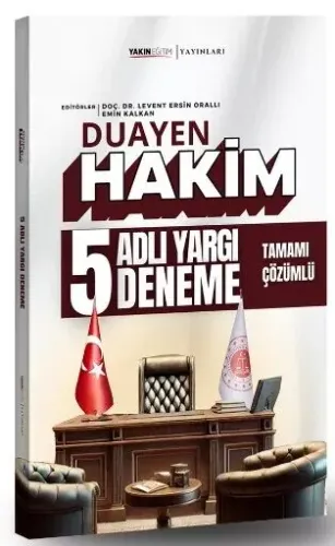 Yakın Eğitim Yayınları Adli Yargı Hakimlik DUAYEN 5 Deneme Çözümlü