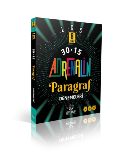 ADRENALİN YAYINLARI LGS 30x15 PARAGRAF DENEME Kolektif