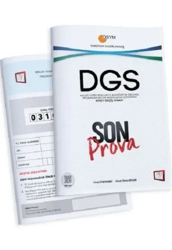 657 ÖSYM Tarzında Hazırlanmış DGS Son Prova Deneme Sınavı-YENİ
