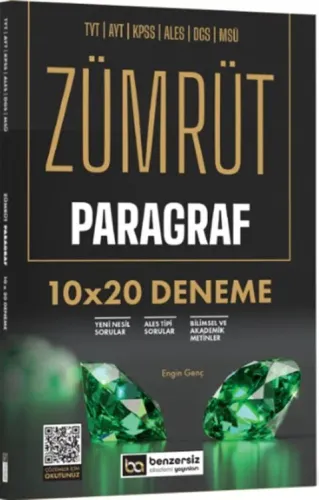 TYT AYT KPSS ALES DGS MSÜ ZÜMRÜT PARAGRAF 10 X 20 DENEME 2027