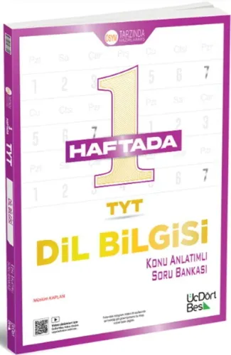 ÜçDörtBeş TYT 1 Haftada Dil Bilgisi Konu Anlatımlı Soru Bankası