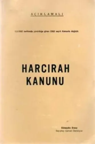 Harcırah Kanunu