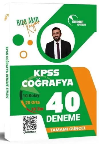 Doktrin Yayınları KPSS Coğrafya 40 Deneme Çözümlü