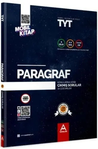 A YAYINLARI TYT PARAGRAF KONULARINA VE ZORLUK SEVİYELERİNE GÖRE ÇIKMIŞ SORULAR