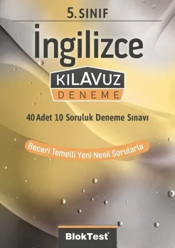 Bloktest Yayınları 5. Sınıf İngilizce Kılavuz Deneme