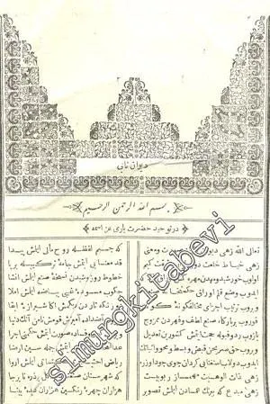 OSMANLICA: Divan - ı Nabi -