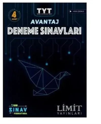 Limit TYT Avantaj 4 lü Deneme Sınavları-YENİ Limit Yayınları Komisyon