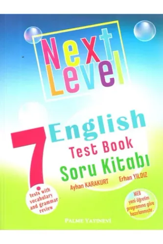 Palme Yayınları 7. Sınıf Next Level English Test Book Soru Kitabı