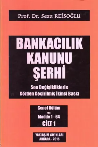 Bankacılık Kanunu Şerhi ( 2 Cilt - Takım )