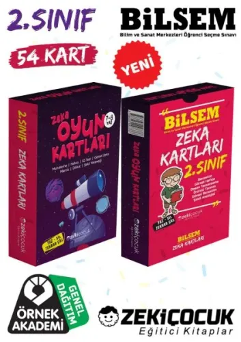 Zeki Çocuk 2. Sınıf Bilsem Zeka Kartları