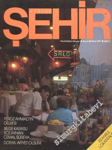 Çağdaş Şehir Dergisi - Sayı 8      Ekim