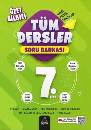 7 Sınıf Tüm Dersler Soru Bankası