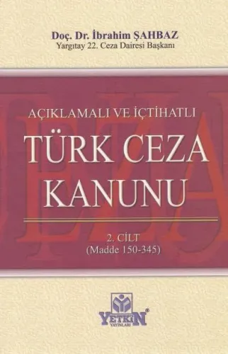 Türk Ceza Kanunu (2 Cilt Takım)