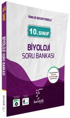 10. Sınıf Biyoloji (İpuçlarıyla) Soru Bankası Karekök Yayınları