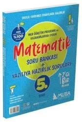 MU BA 5. SINIF MATEMATİK SORU BANKASI + YAZILIYA HAZIRLIK SORULARI 2'Sİ 1 ARADA