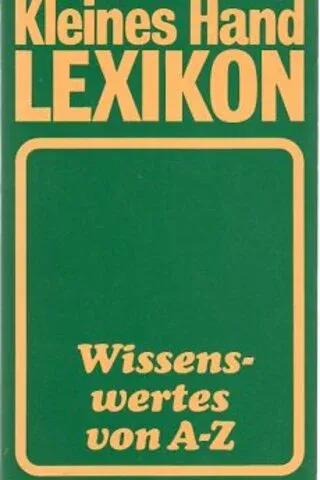 Kleines Hand Lexikon