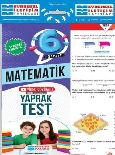 6. Sınıf Matematik Video Çözümlü Yaprak Test