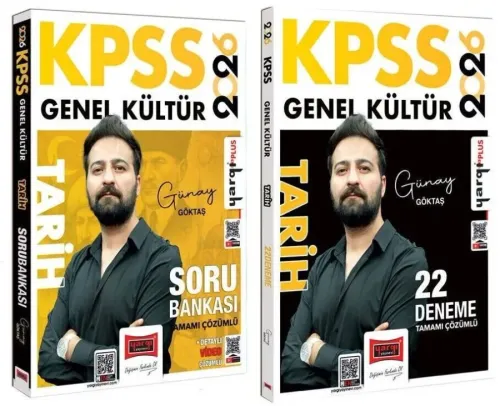 Yargı Yayınları 2026 KPSS Tarih Soru Bankası ve 22 Deneme 2'li Set