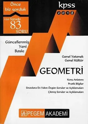 KPSS 2018 Genel Yetenek Genel Kültür Geometri