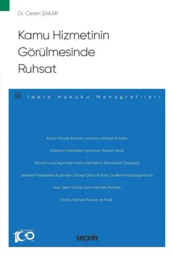 Kamu Hizmetinin Görülmesinde Ruhsat