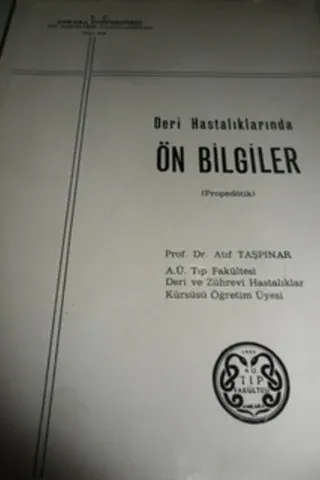 Deri Hastalıklarında Ön Bilgiler