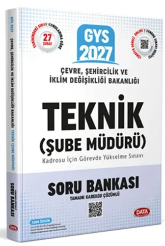 Data Yayınları 2027 Çevre, Şehircilik ve İklim Değişikliği Bakanlığı T