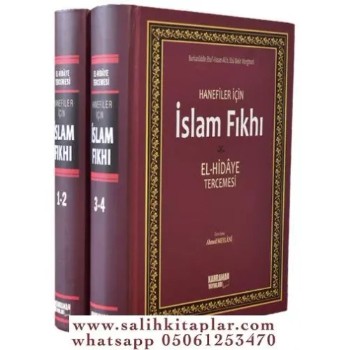 İslam Fıkhı El Hidaye Tercemesi 4 Cilt  2 Kitap Takım