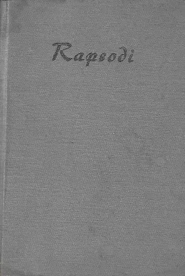 Rapsodi - 1957 Baskı - Ciltli Kitap