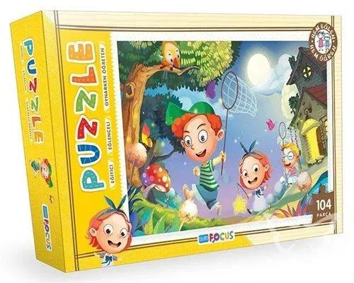 Puzzle Kelebek Avı (BF083) (104 Parça)