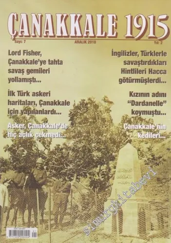Çanakkale 1915 Dergisi - Sayı: 7 Yıl: 2 Aralık