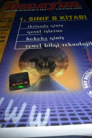 Deneyim 1. Sınıf B Kitabı İşletme-İktisat