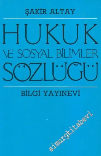 Açıklamalı Hukuk ve Sosyal Bilimler Sözlüğü -        1983