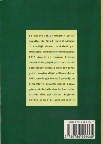 Ermeni Meselesi Üzerine Araştırmalar Erhan Afyoncu Tatav Yayınları %60