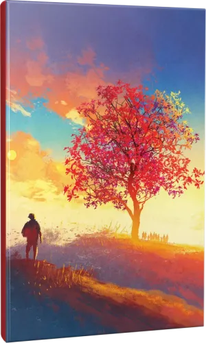 Günbatımı - Manzara Temalı 64 Sayfa Çizgili Okul Defteri