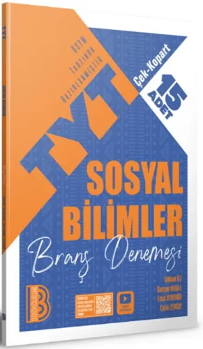 Benim Hocam Yayınları 2026 TYT Sosyal Bilimler 15'li Branş Denemesi