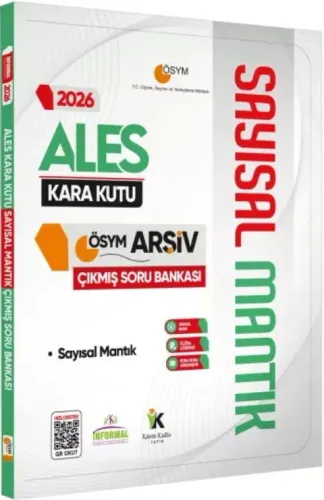 İnformal Yayınları 2026 ALES SAYISAL MANTIK Kara Kutu Konu Özetli Dijital Çözümlü ÖSYM Çıkmış Soru Havuzu Bankası