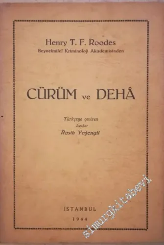 Cürüm ve Deha -        1944