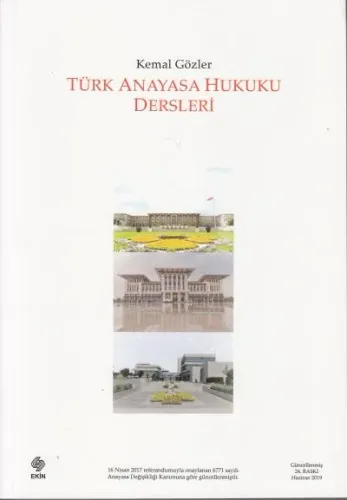 Türk Anayasa Hukuku Dersleri