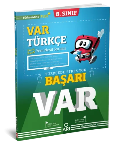 8. Sınıf VAR Türkçe Yeni Nesil Soru Bankası Arı Yayıncılık