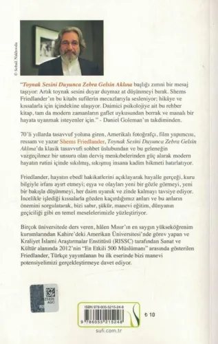 Toynak Sesini Duyunca Zebra Gelsin Aklına Shems Friedlander Sufi %44 i
