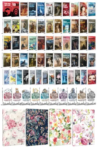 78 Dünya Klasiği ve Çiçekli Planlama Defteri Seti -2