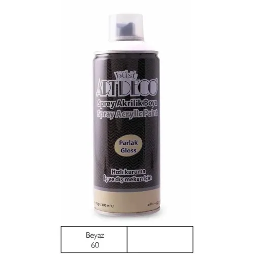 Artdeco Akrilik Sprey Boya 400ml Beyaz 060