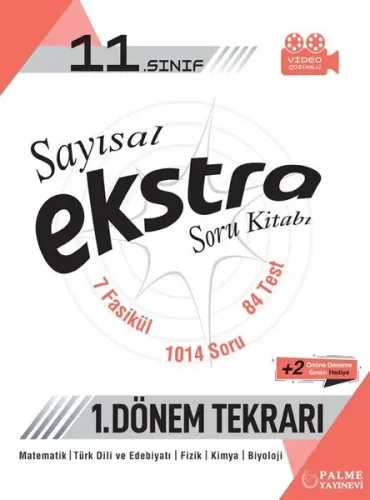 Palme Yayınları 11. Sınıf Sayısal 1. Dönem Tekrarı Ekstra Soru Bankası