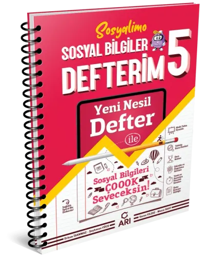 Arı Yayıncılık 5. Sınıf Sosyal Bilgiler Defterim Sosyalimo