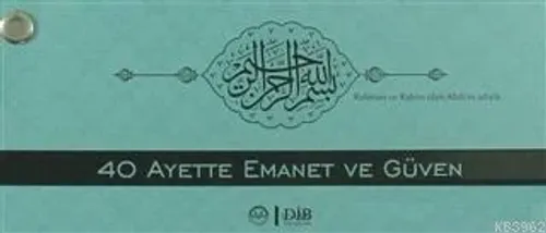 40 Ayette Emanet ve Güven (Kartela)
