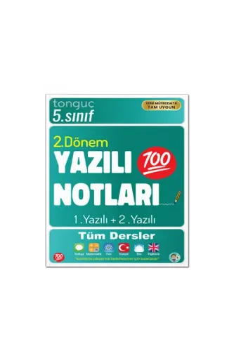 Tonguç Akademi 5. Sınıf Yazılı Notları 2. Dönem 1 ve 2. Yazılı
