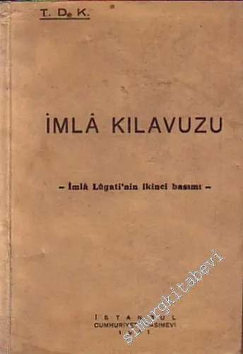 İmla Kılavuzu  -        1941