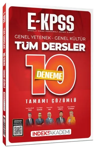 İndeks Akademi 2026 EKPSS 10 Deneme Çözümlü