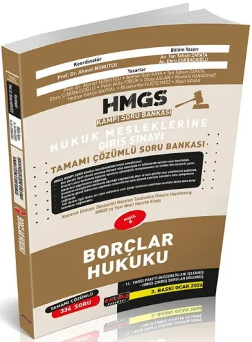 Savaş Yayınları 2026 HMGS Kampı Borçlar Hukuku Soru Bankası
